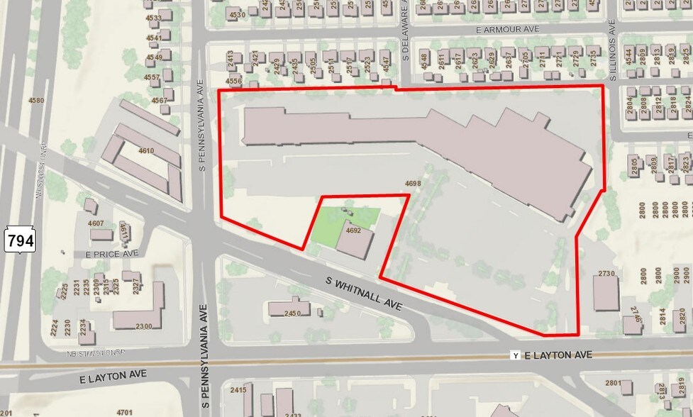4698 S Whitnall Ave, Saint Francis, WI à louer - Plan cadastral – Image 1 sur 6