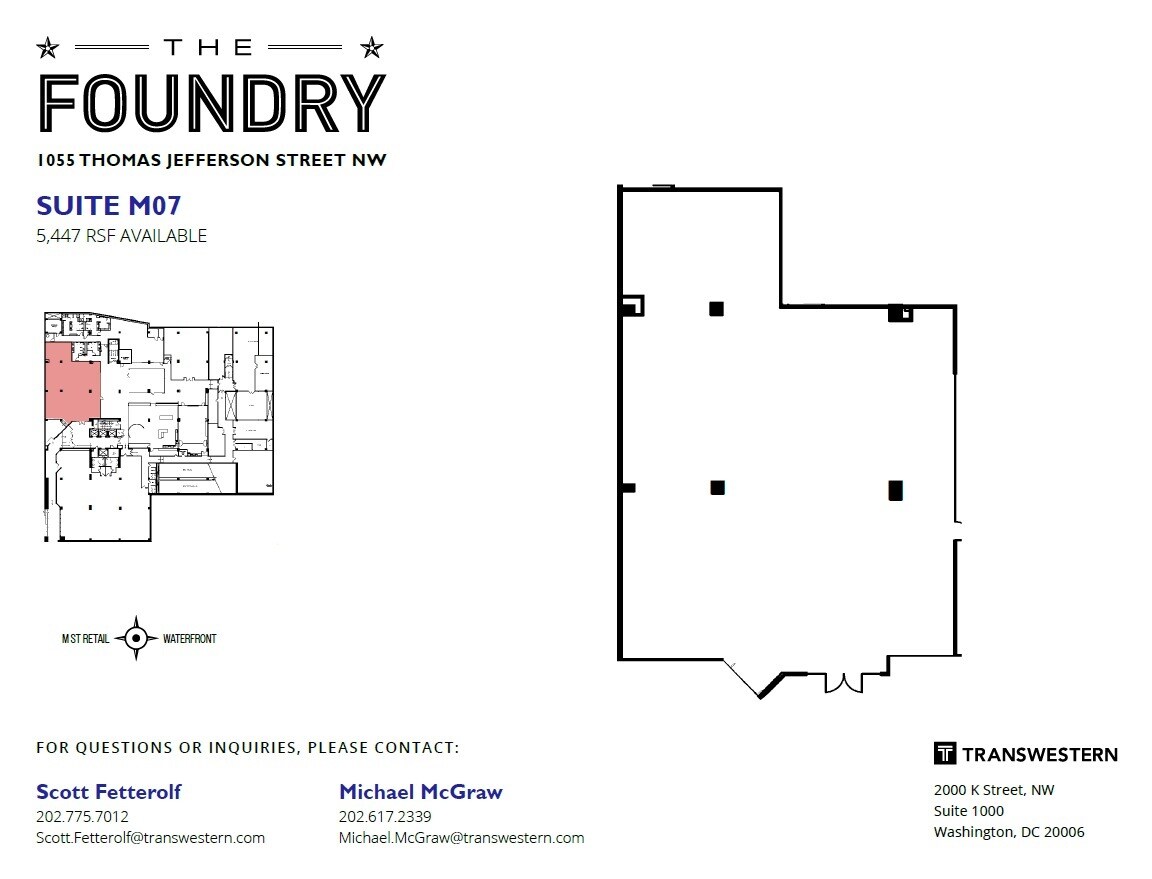 1055 Thomas Jefferson St NW, Washington, DC à louer Photo intérieure– Image 1 sur 1