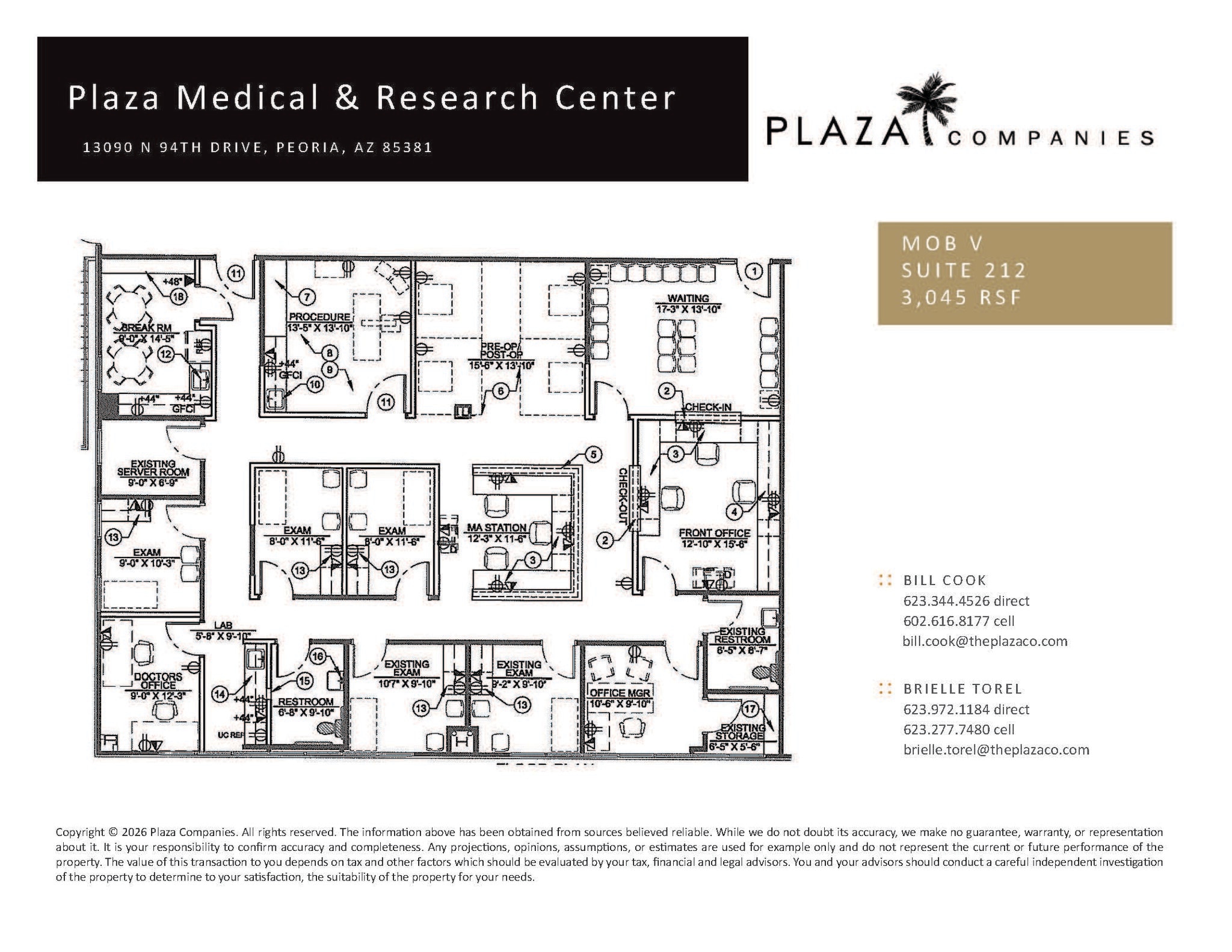 13660 N 94th Dr, Peoria, AZ à louer Plan d’étage– Image 1 sur 1