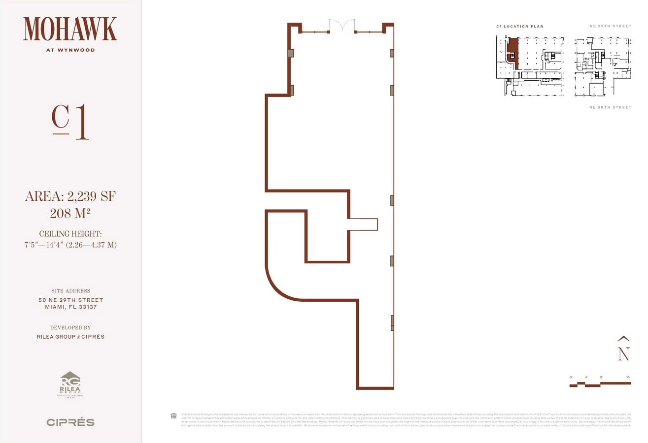 50 NE 29th St, Miami, FL 33137 - Lot C-1 -  - Plan d’étage - Image 1 of 1