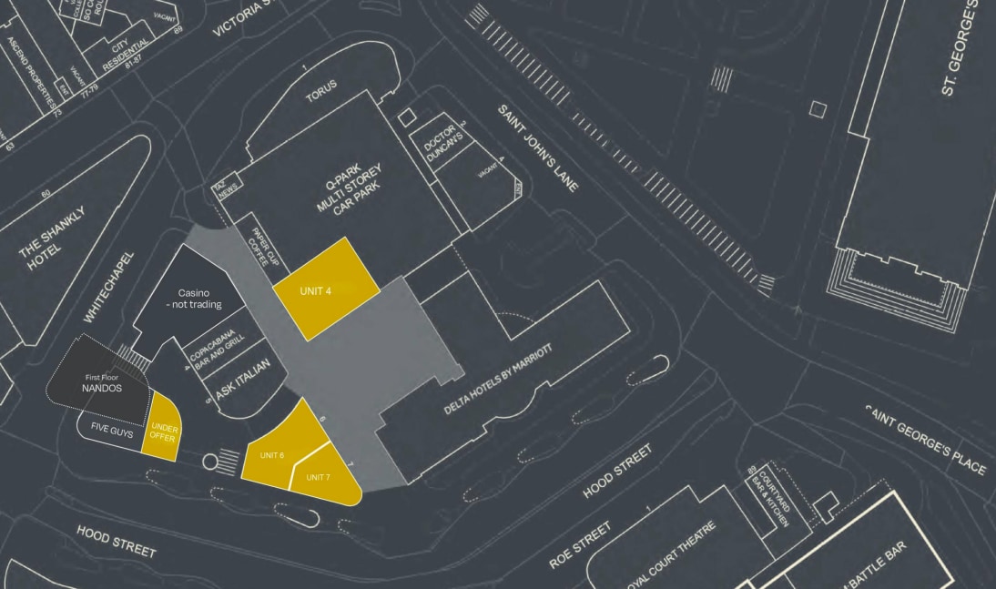 4 Queen Sq, Liverpool à louer Plan cadastral– Image 1 sur 1