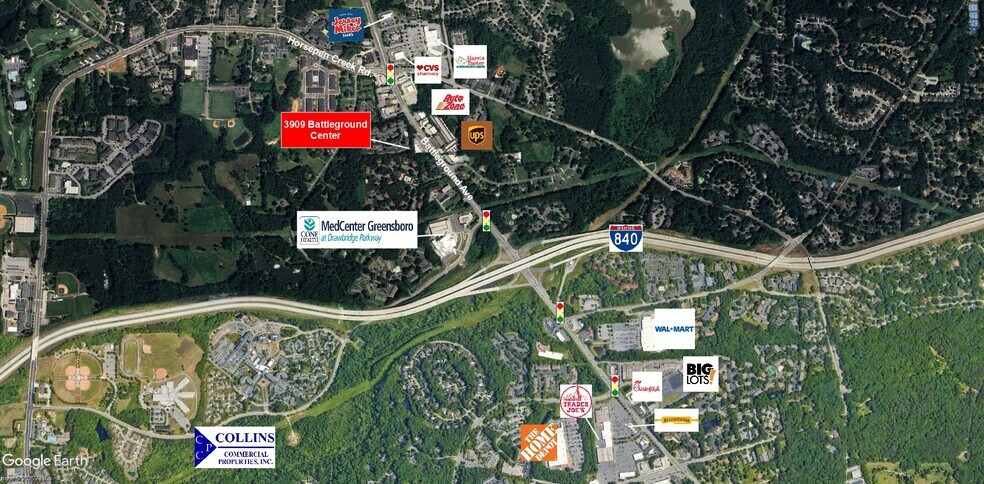 3909 Battleground Ave, Greensboro, NC à louer - Photo de l’immeuble – Image 3 sur 3