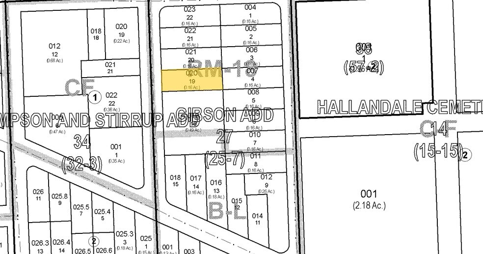 808 NW 7th Ter, Hallandale Beach, FL à vendre - Plan cadastral – Image 2 sur 8