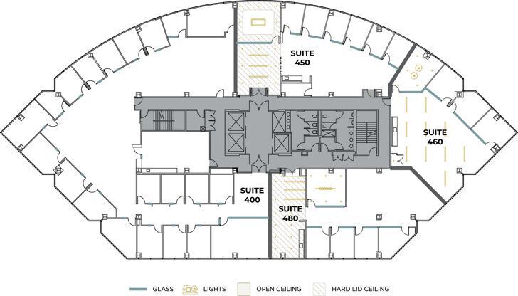 4660 La Jolla Village Dr, San Diego, CA à louer Plan d’étage– Image 1 sur 1