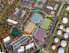 408 Gallimore Dairy Rd, Greensboro, NC - Vue aérienne vue de carte