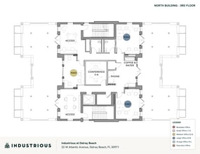 22 W Atlantic Ave, Delray Beach, FL à louer Plan d’étage– Image 1 sur 5