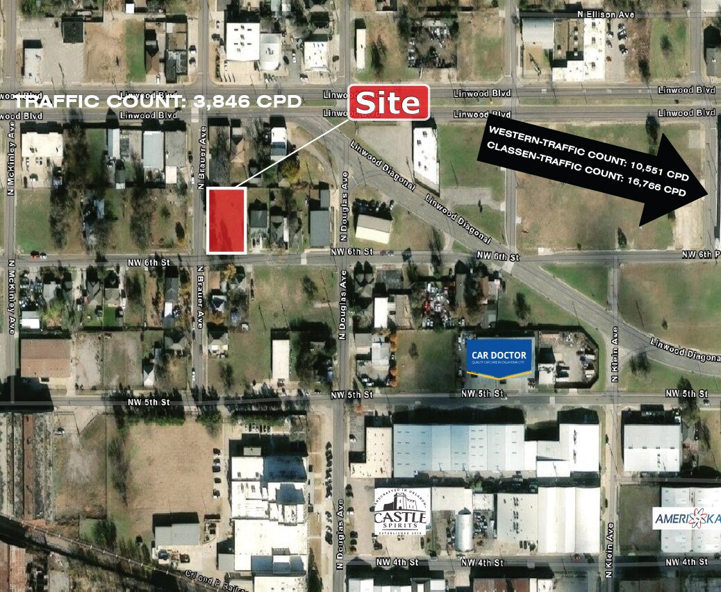 1425-1429 NW 6th St, Oklahoma City, OK à vendre Photo principale– Image 1 sur 2