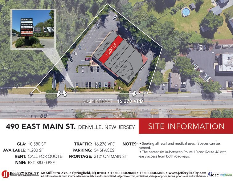490 E Main St, Denville, NJ à louer - Photo de l’immeuble – Image 2 sur 6