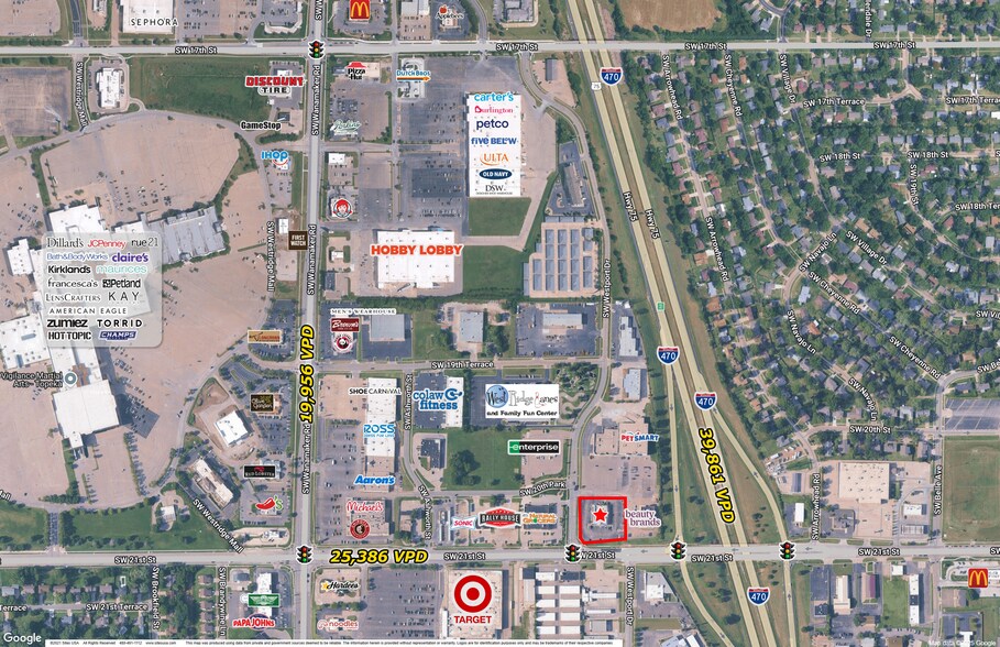 5826 SW 21st St, Topeka, KS à louer - Aérien – Image 2 sur 3