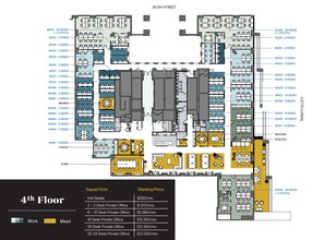 333 Bush St, San Francisco, CA à louer Plan d’étage– Image 1 sur 1