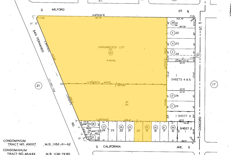 5426-5430 San Fernando Rd, Glendale, CA à vendre - Plan cadastral – Image 2 sur 5