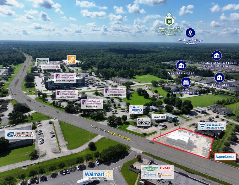 5912 Main st, Zachary, LA à vendre - Photo de l’immeuble – Image 3 sur 5