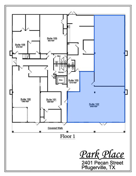 2401 Pecan St, Pflugerville, TX à louer - Plan d’étage – Image 3 sur 4
