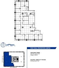 540 5th Ave SW, Calgary, AB à louer Plan d’étage– Image 1 sur 1