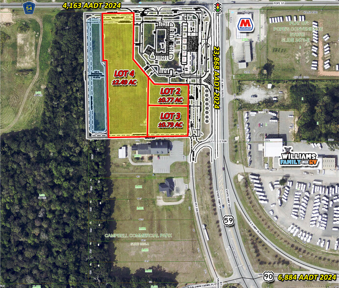 23445 AL-59 Hwy, Robertsdale, AL à vendre - Aérien – Image 1 sur 2