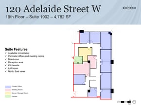 120 Adelaide St W, Toronto, ON à louer Plan d’étage– Image 1 sur 1