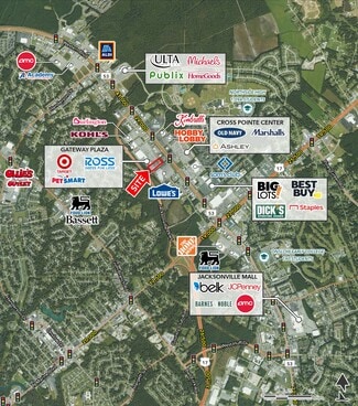 Plus de détails pour 1305-1335 Western Blvd, Jacksonville, NC - Local commercial à louer