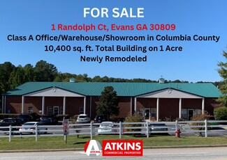 Plus de détails pour 1 Randolph Ct, Evans, GA - Local d’activités à vendre