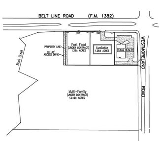 Plus de détails pour 800 W Beltline Rd, DeSoto, TX - Terrain à vendre