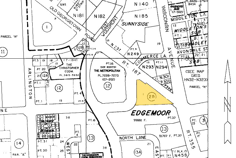 7500 Old Georgetown Rd, Bethesda, MD à louer - Plan cadastral – Image 2 sur 36