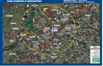 Route 130 & Dunns Mill Rd, Bordentown, NJ - VUE AÉRIENNE  vue de carte