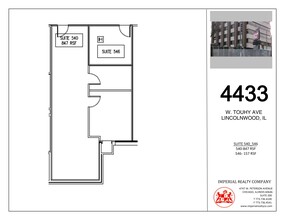 4433 W Touhy Ave, Lincolnwood, IL à louer Plan de site– Image 1 sur 2