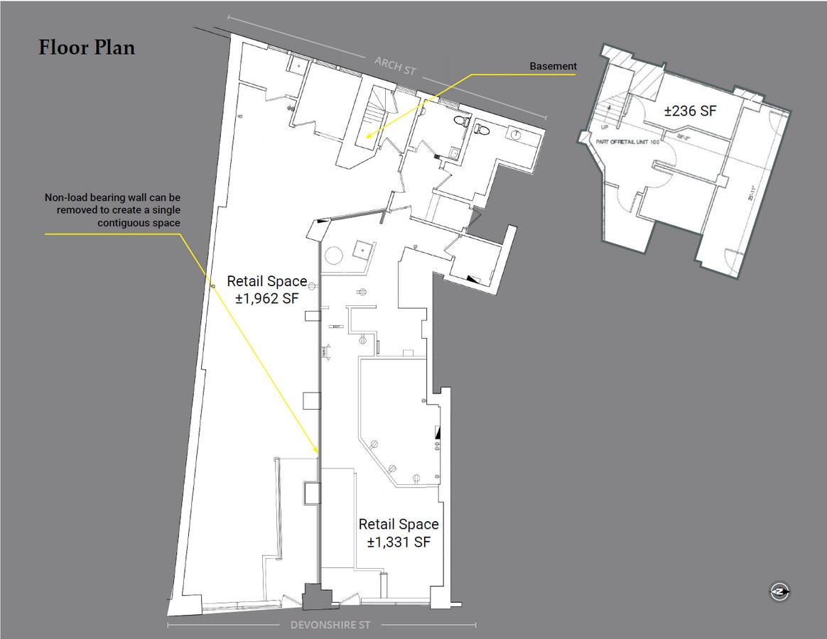185 Devonshire St, Boston, MA 02110 - Lot 100 - - Photo intérieure - Image 2 of 9