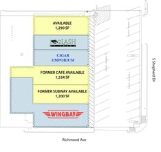 3514-3520 S Shepherd Dr, Houston, TX à louer Plan de site– Image 1 sur 1