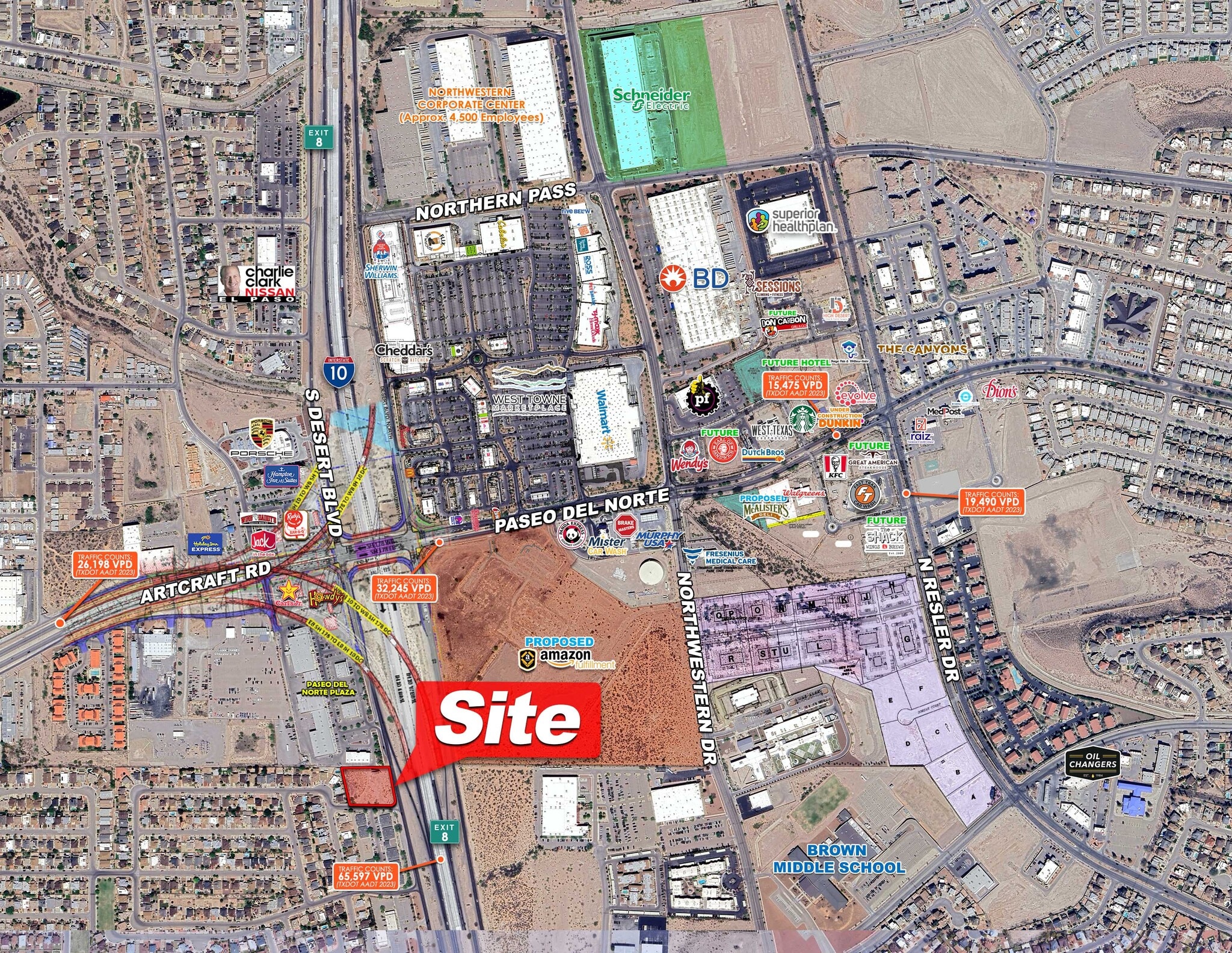 6251 Desert, El Paso, TX à vendre Aérien– Image 1 sur 3