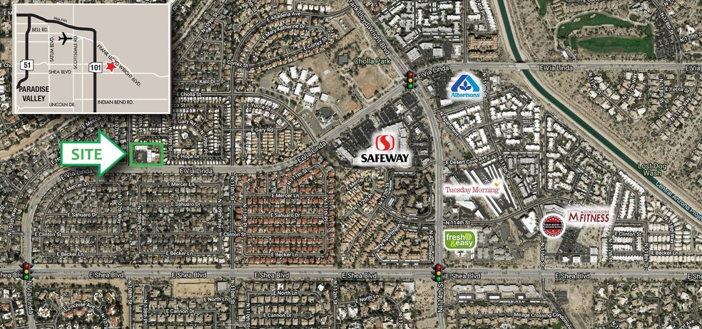 10810 N Via Linda Rd, Scottsdale, AZ à louer - Aérien – Image 2 sur 3