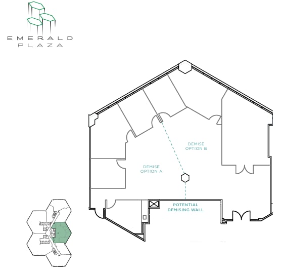 402 W Broadway, San Diego, CA à louer Plan d’étage– Image 1 sur 1