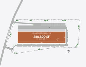 1150 Pleasant Ridge Rd, Greensboro, NC à louer Plan de site– Image 2 sur 5