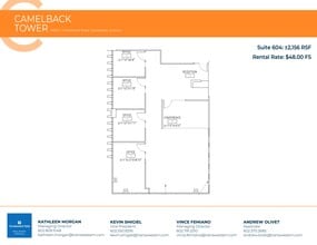 6900 E Camelback Rd, Scottsdale, AZ à louer Plan de site– Image 1 sur 2