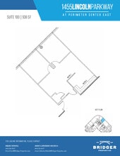 1455 Lincoln Pkwy E, Atlanta, GA à louer Plan d’étage– Image 1 sur 1