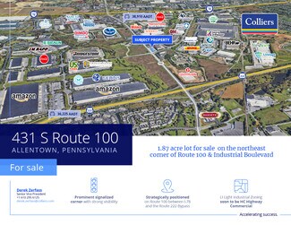 Plus de détails pour 431 S Pennsylvania 100, Allentown, PA - Terrain à vendre