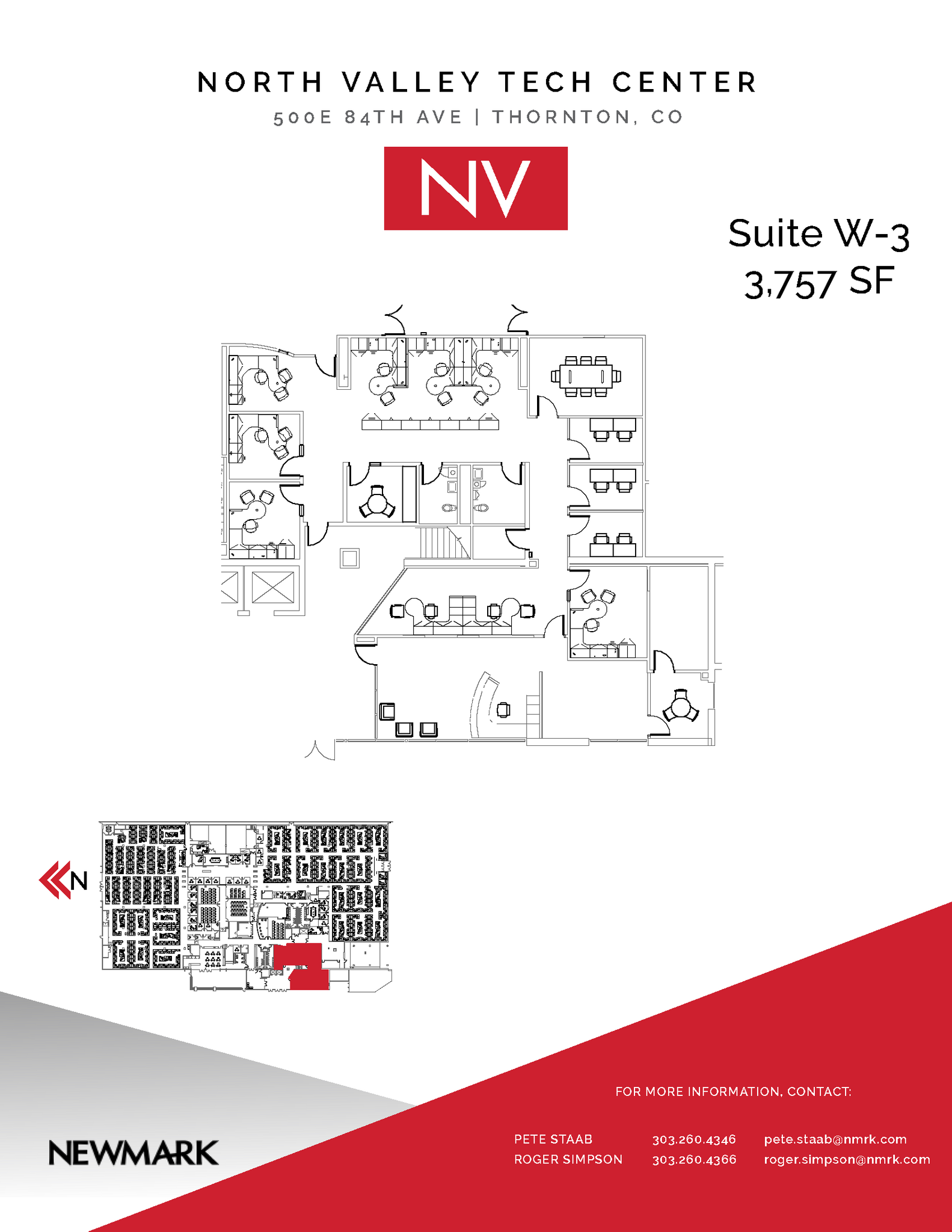 500 E 84th Ave, Thornton, CO à louer Plan d’étage– Image 1 sur 1