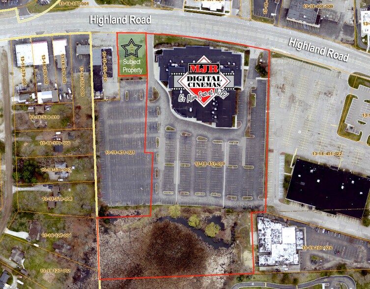 7559-7561 Highland Rd, Waterford, MI à vendre - Aérien – Image 3 sur 6