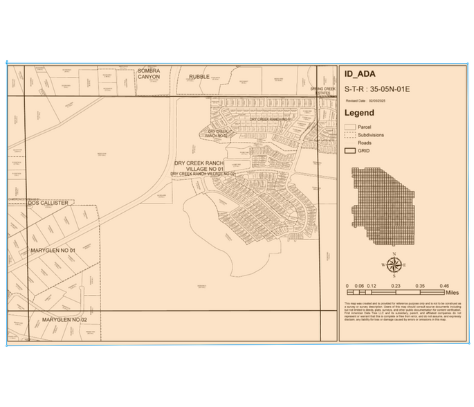 13655 N Sage Grouse Pl, Boise, ID à vendre - Plan cadastral – Image 1 sur 1