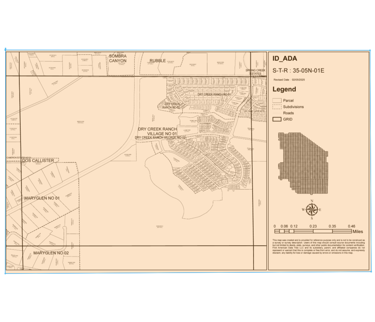 13655 N Sage Grouse Pl, Boise, ID à vendre Plan cadastral– Image 1 sur 2