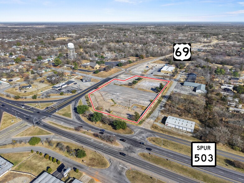 1600 S Austin Ave, Denison, TX à vendre - Aérien – Image 2 sur 6