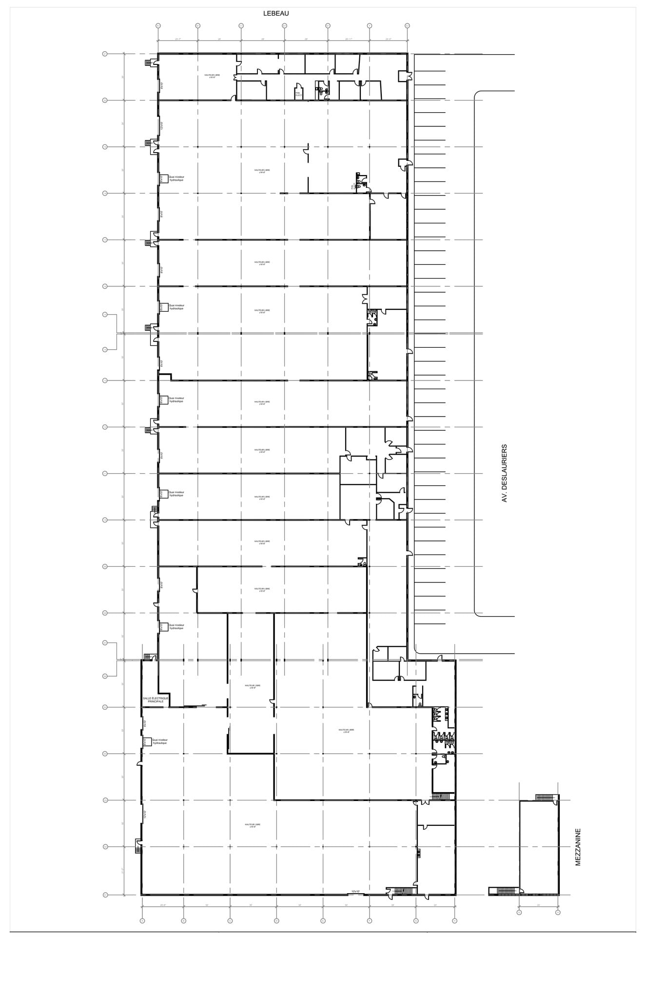 800-828 Rue Deslauriers, Montréal, QC à louer Plan de site– Image 1 sur 12