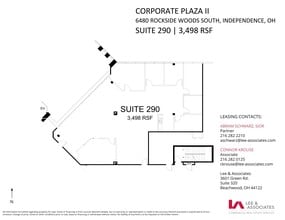 6480 Rockside Woods Blvd, Independence, OH à louer Plan de site– Image 1 sur 1