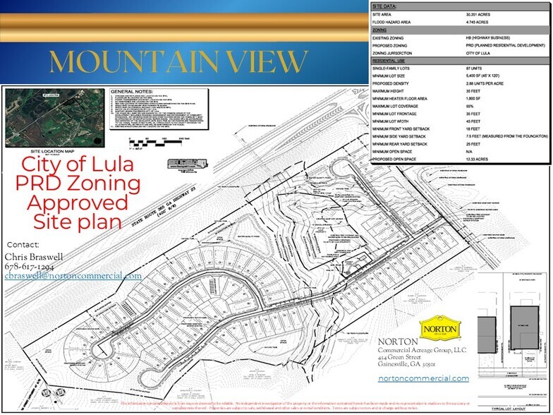 5108 Mountain View, Lula, GA à vendre - Plan de site – Image 3 sur 10