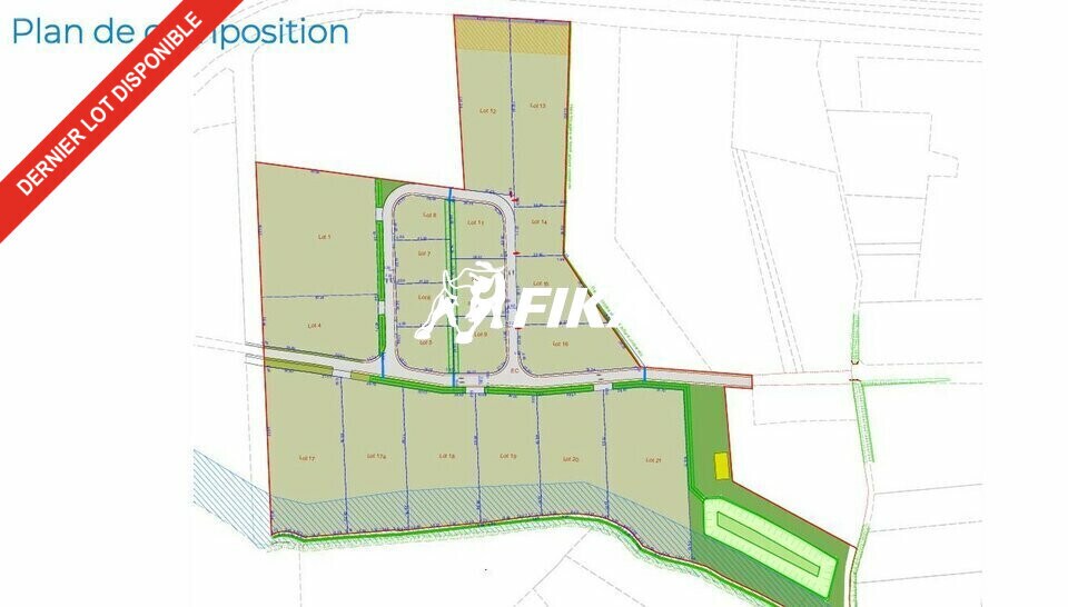 Terrain dans Bressols à vendre - Plan de site – Image 1 sur 4