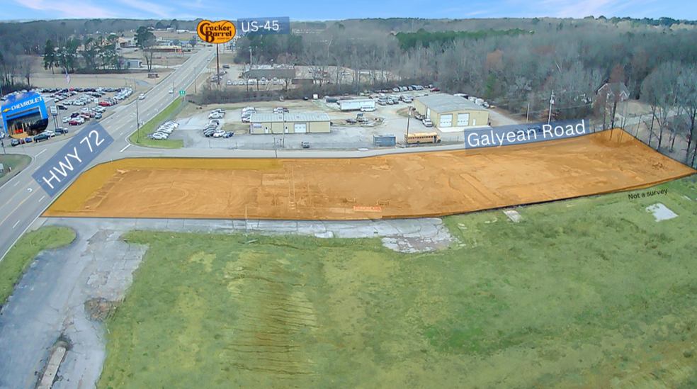 U.S. 72, Corinth, MS à vendre - Aérien – Image 1 sur 10
