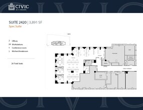 20 N Wacker Dr, Chicago, IL à louer Plan d’étage– Image 1 sur 5