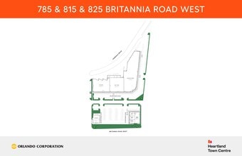 785 Britannia Rd, Mississauga, ON à louer Plan de site– Image 2 sur 2