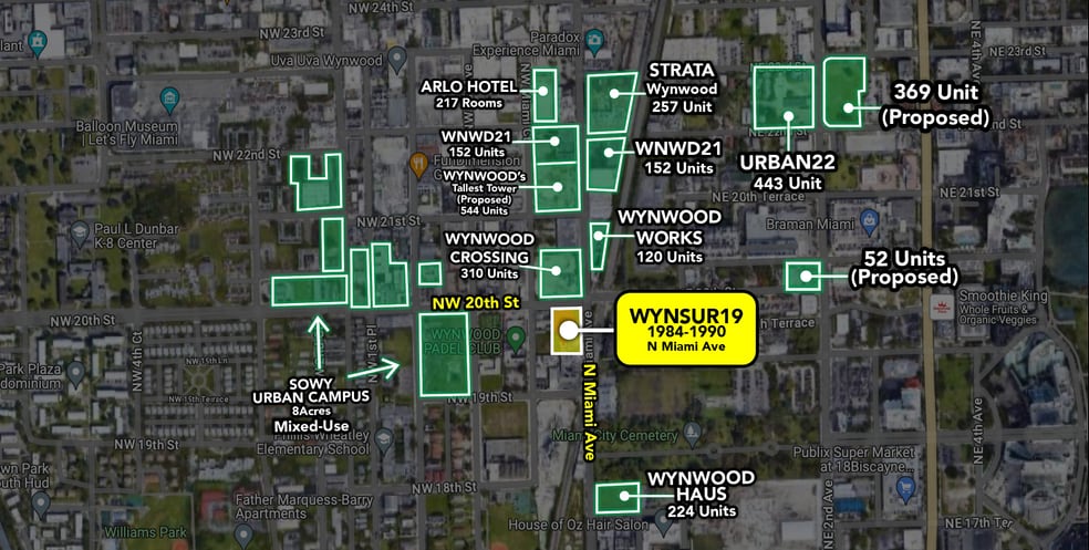 1984-1990 N Miami Ave, Miami, FL à louer - Aérien – Image 1 sur 4