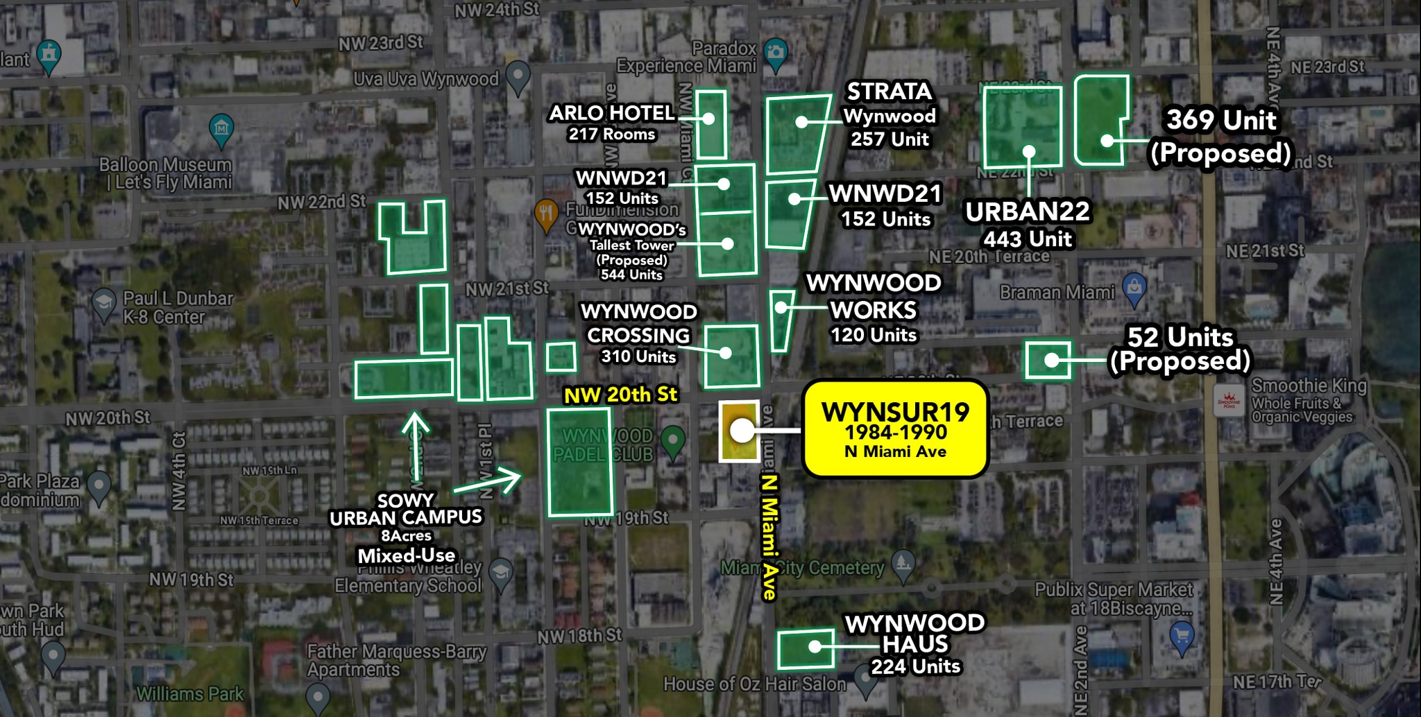 1984-1990 N Miami Ave, Miami, FL à louer Aérien– Image 1 sur 5