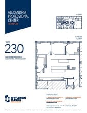 4660 Kenmore Ave, Alexandria, VA à louer Plan d’étage– Image 1 sur 1